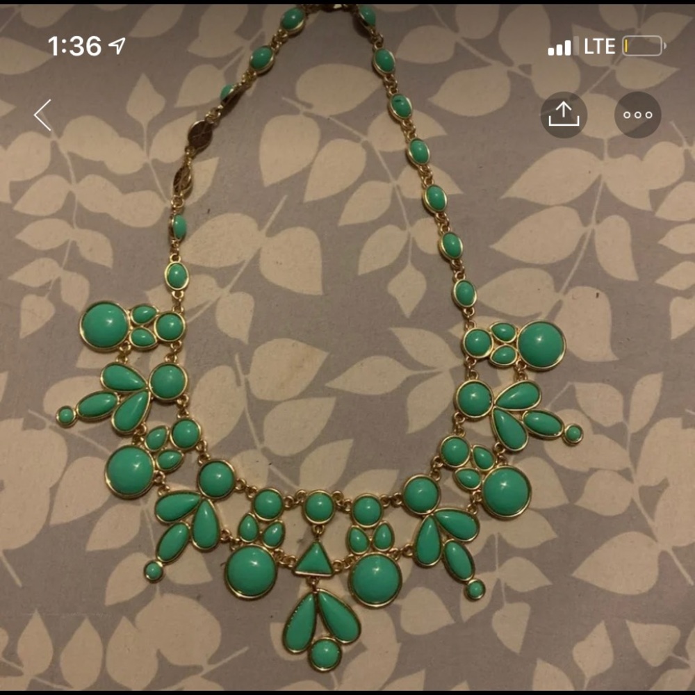 Aqua necklace